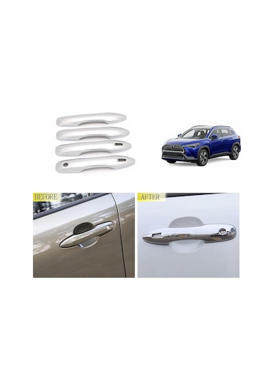 Toyoto Corolla Cross Kapı Kolu Sensörlü Abs Plastik Krom