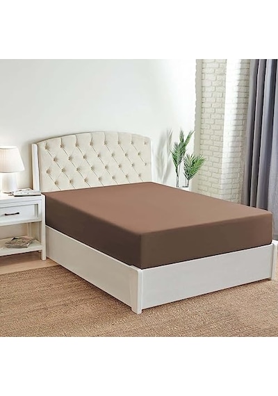 Lastikli Çarşaf Kahve 180x200 Genel