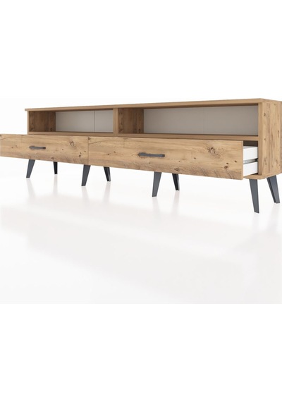 Arges Tv Ünitesi 2 Raflı 2 Çekmeceli 176x30x51 Çam-çam/çam Atlas Çam/atlas Çam Arges Tv Ünitesi 2 Raflı 2 Çekmeceli 176x30x51 Çam-çam/çam Atlas Çam/atlas Çam