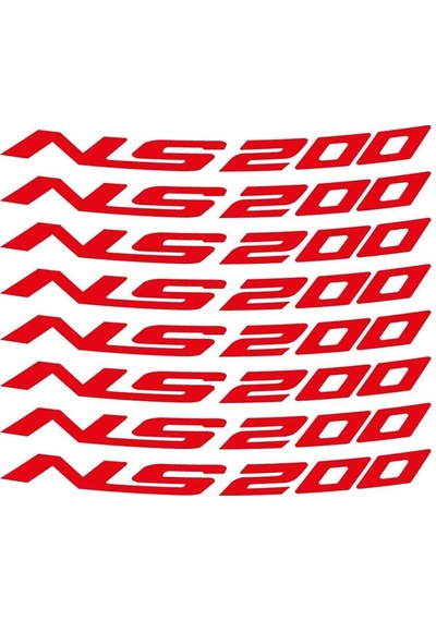 One Vıp Sale Bajaj Pulsar Ns200 Jant İçi Sticker Modeli Motor Aksesuar