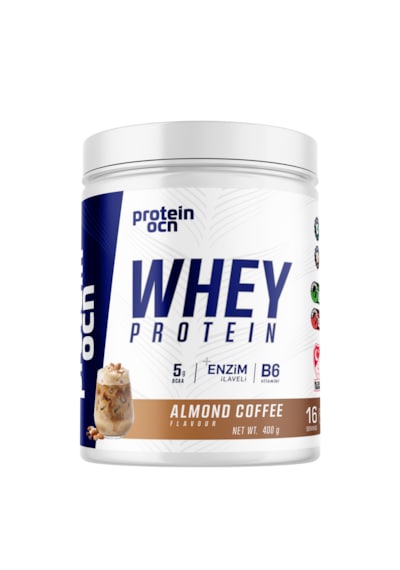 Whey Protein Almond Coffee - 400g - 16 Servis Kahve