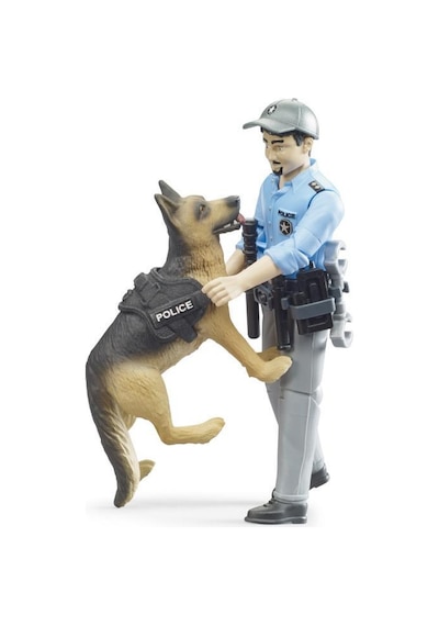 Bruder Polis Figürü & Polis Köpeği Br62150