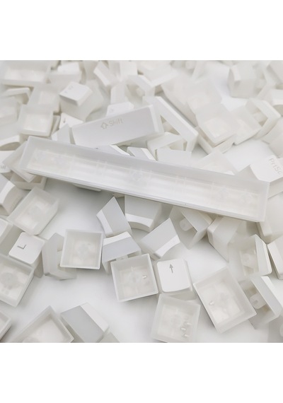 130 Keys Pudding Keycaps Klavye Tuş İki Renki Kalıplama Keycaps 15