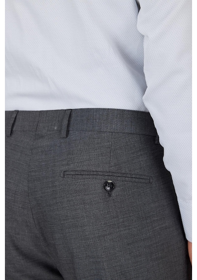 İmza Siyah Esnek Yandan Cepli Comfort Fit Classic Pantolon 1003250151 Siyah
