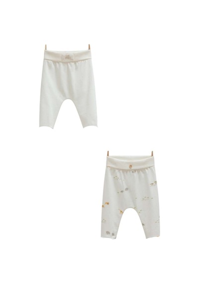 Caramell Patiksiz Bebek Pantolonu 1368 Ekru