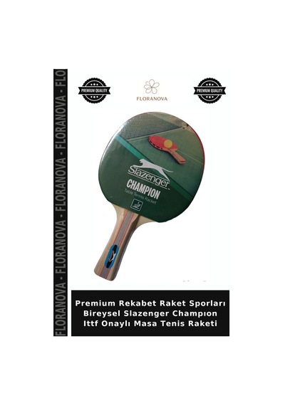 Premium Rekabet Raket Sporları Bireysel Slazenger Champıon Ittf Onaylı Masa Tenis Raketi