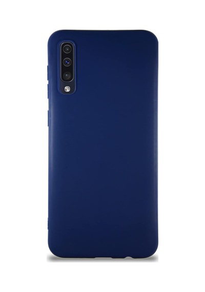 Galaxy A50 İle Uyumlu Kılıf Soft Premier Renkli Silikon Kapak - Lacivert 50 x 22
