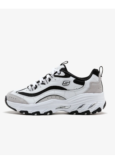 Skechers Arch Fit D'Lites Kadın Sneakers - Beyaz 149805 WBK Beyaz Skechers Arch Fit D'Lites Kadın Sneakers - Beyaz 149805 WBK Beyaz