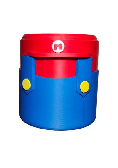 Super Mario Tasarımlı Kalemlik Kırmızı