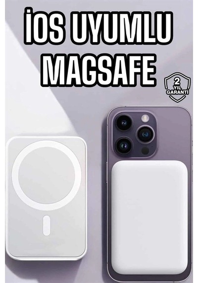 5000 Mah Apple Uyumlu iOS Uyumlu Magsafe Kablosuz Şarj Hızlı Şarj Desteği Çok Renkli 72380974