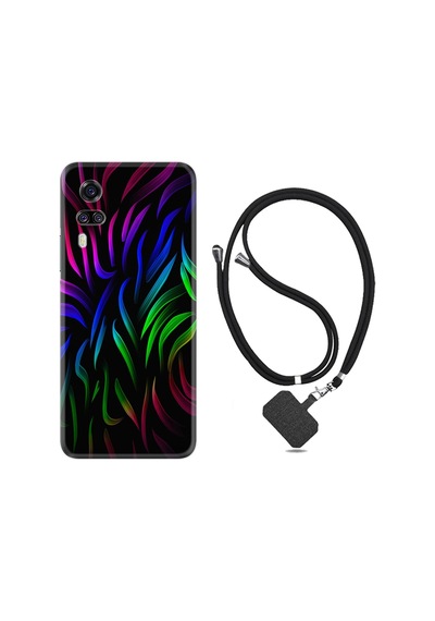 Vivo Y51 Kılıf Boyun Askılı Color Lines 1698