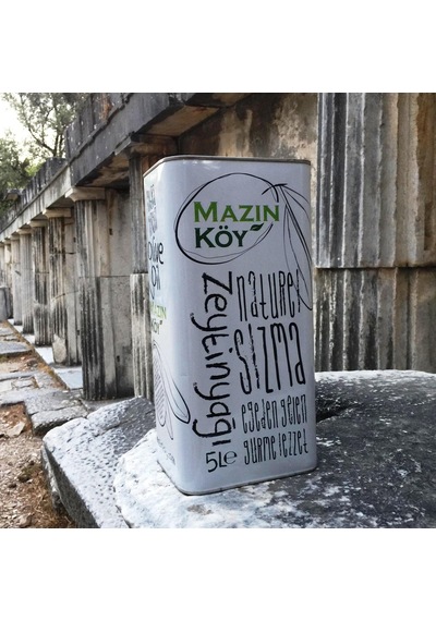 Mazınköy Erken Hasat Soğuk Sıkım Naturel Sızma Zeytinyağı Teneke 2 x 5 L
