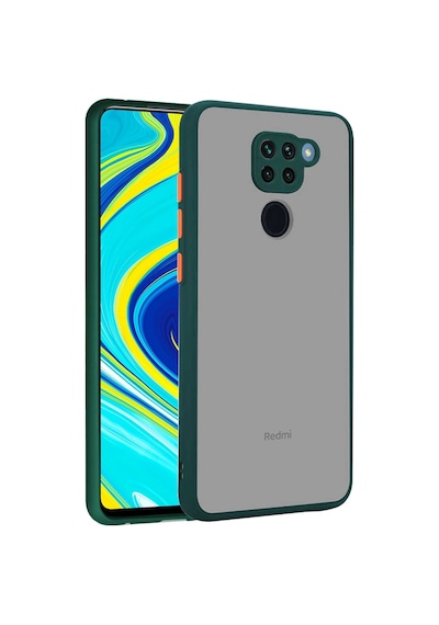 Xiaomi Redmi Note 9 Kilif Lens Korumali Mat Silikon Kapak 400012293
