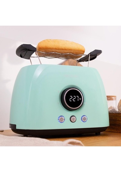 Cecotec Classictoast 8000 Blue Double 800 W Dijital Göstergeli Ekmek Kızartma Makinesi