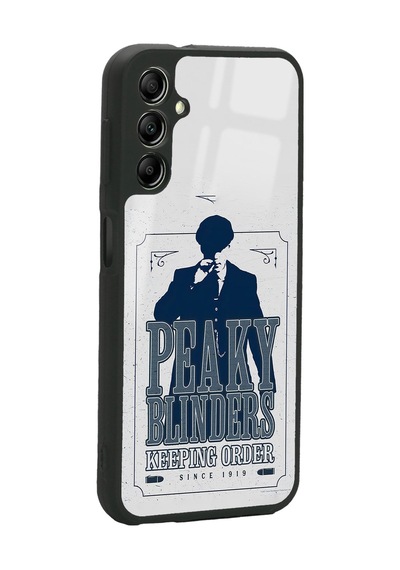 Samsung Uyumlu A04s Peaky Blinders Keeping Tasarımlı Glossy Telefon Kılıfı Siyah