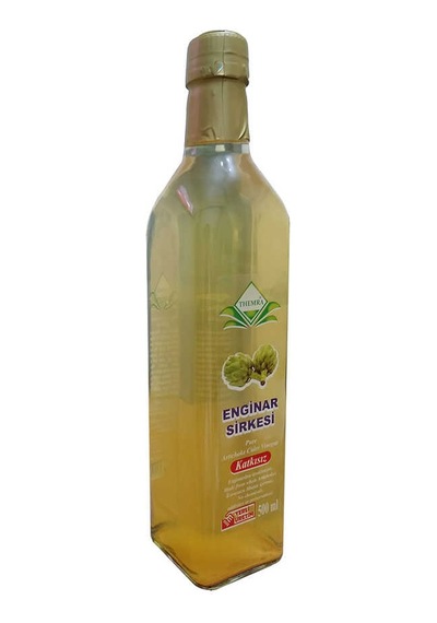 Enginar Sirkesi Cam Şişe 500 Ml