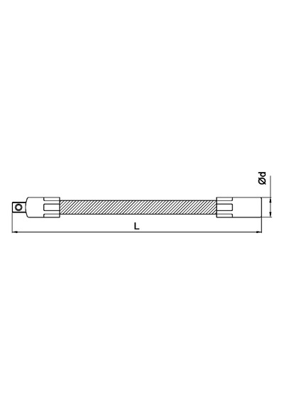 Ceta Form C01-75f 1/4'' Bükülebilir Uzatma Kolu 150 Mm