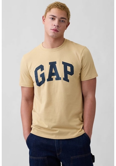 Gap Everyday Soft Basic Gap Logo 856659 T-shirt Kısa Kol Tişört Erkek T-shirt SARI