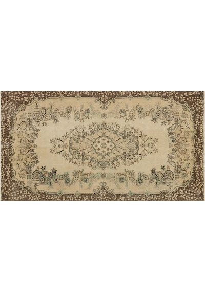 Gerçek El Dokuma Eskitme Halı 112 X 205 Cm 9288