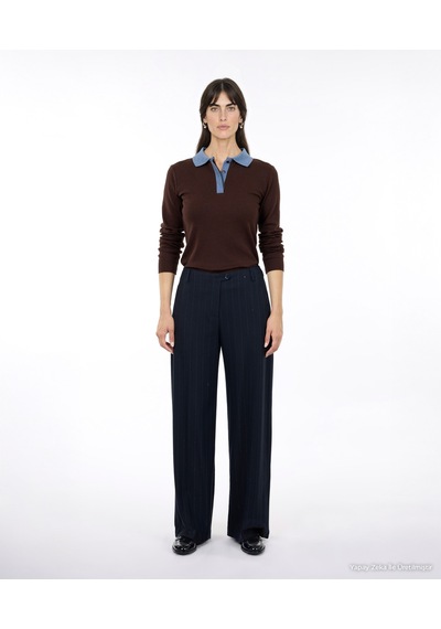 Yargıcı Düz Normal Bel Pantolon 26kkpn3031x 535 Lacivert