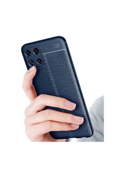 Galaxy A22 4G Kılıf Zore Niss Deri Desenli Silikon Kılıf