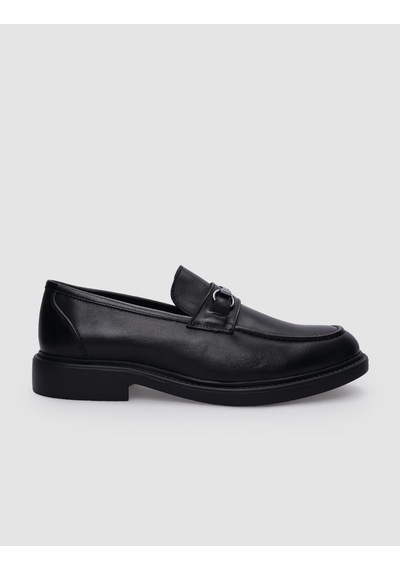 Cabani Venano %100 Hakiki Deri Siyah Tokalı Erkek Loafer