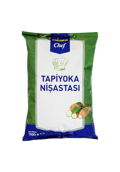 Metro Chef Tapıoca Nişastası 700 G - Glutensiz Pastacılık Ve Tatlılar İçin 2'li Ekonomik Paket Tarı