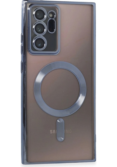 Newface Samsung Galaxy Uyumlu Note 20 Ultra Kılıf Kross Magneticsafe Kapak - Semeglbl - 95 Sierra Blue