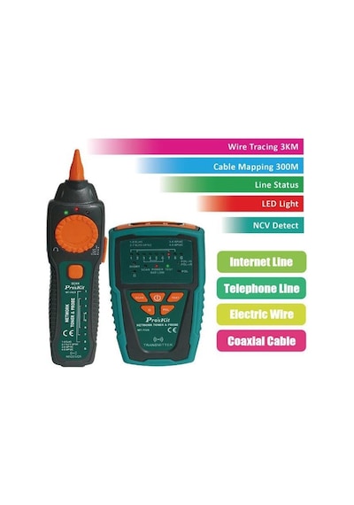 Proskit Mt-7028 Kablo Tester Bulucu Lan Kablo Tester