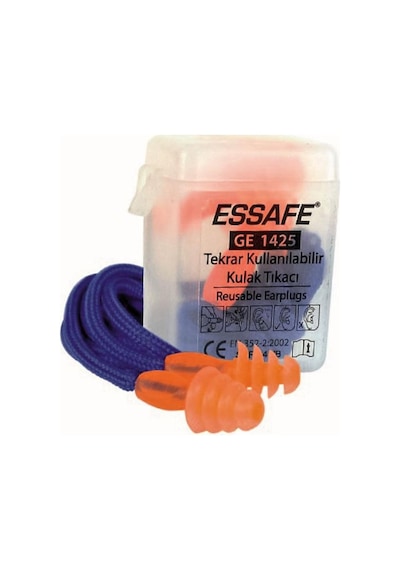 Essafe Gürültü Ses Önleyici Ipli Kulak Tıkacı 24Db N11.72