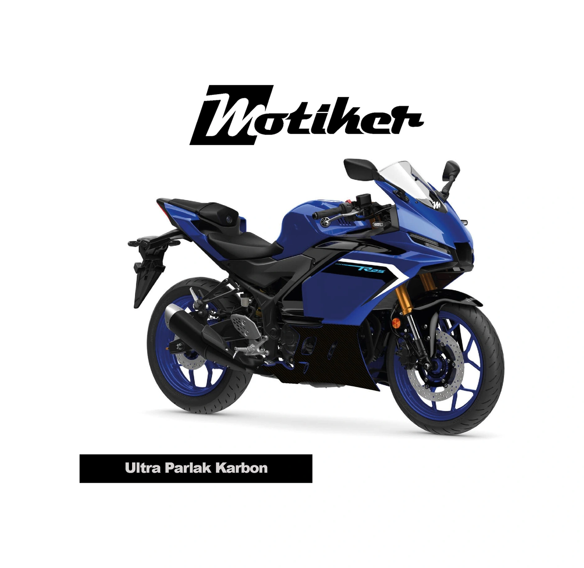 Yamaha Yzf-r25 Sticker Alt Sakal Karbon 2019-2025 Uyumlu Sticker