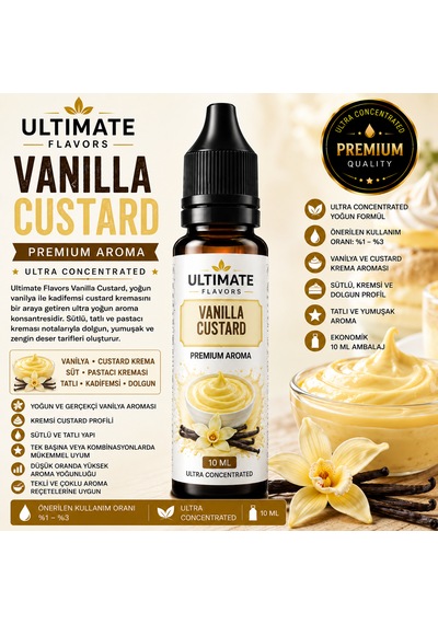 Ultimate Flavors Vanilla Custard Aroma Ultra Concentrated