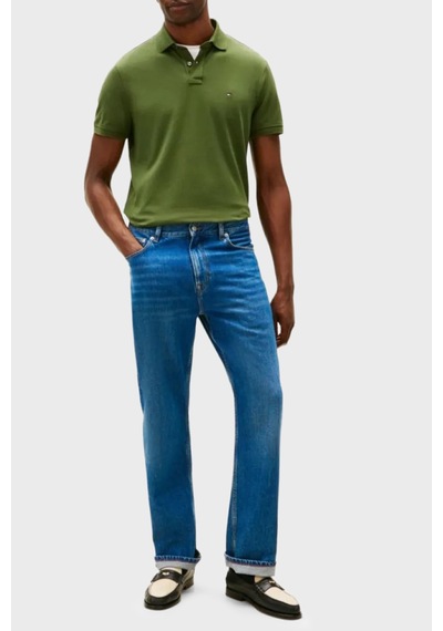 Tommy Hilfiger Erkek Polo Yaka T Shirt Mw0mw17770 L01 Yeşil Yeşil