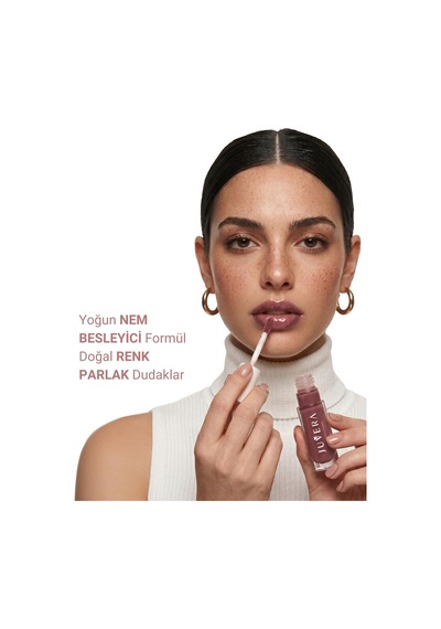 Juvera Lip Gloss Peach, Nemlendirici, 3 İn 1, 5 Ml