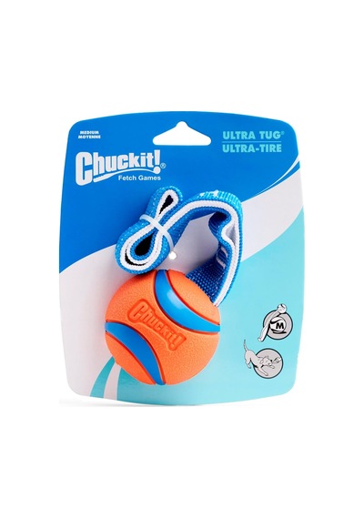 Chuckit Ultra Tug Köpek Çekiştirme Topu Orta Boy Çok Renkli