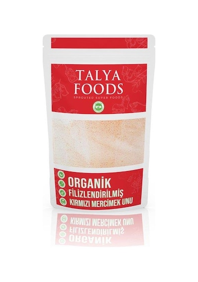 Talya Foods Glutensiz Filizlenmiş Kırmızı Mercimek Unu 400 G