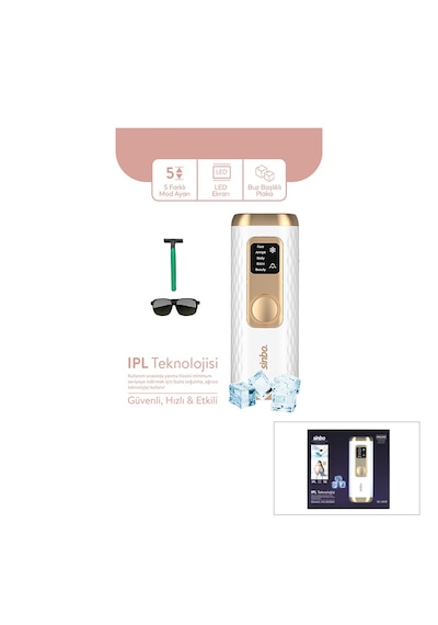 Ipl Buz Lazer Epilatör - Epilasyon Cihazı 5 Farklı Mod - Lcd Ekran Tüm Vücut Uygun Sel-6049 2