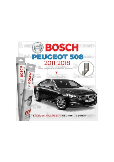Peugeot 508 Muz Silecek Takımı 2011-2017 Bosch Aeroeco