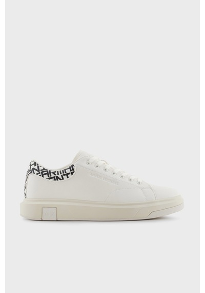 Armani Exchange Erkek Ayakkabı Xux123 Xv761 N480 Beyaz-siyah Beyaz - Siyah