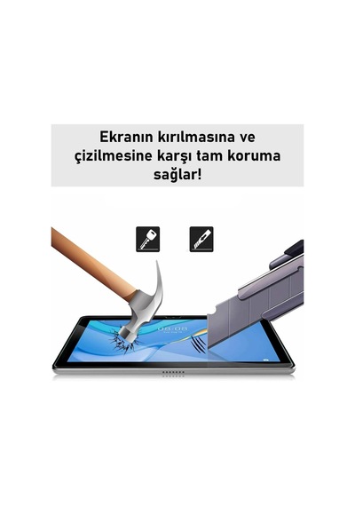 Huawei Matepad 11 İnç 2023 Uyumlu Temperli Ekran Koruyucu Kırılmaz Cam Glass