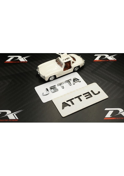 Volkswagen Jetta 2014-2021 Bagaj 3M 3D Krom Abs Yazı Logo Amblem