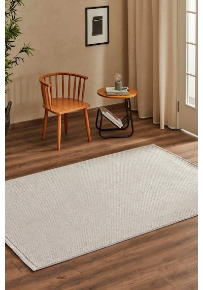 Kaşmir Halı 7/24 Iskandinav Premium Linda Gri V2 160X230 CM Salon Mutfak Halısı Yolluk Kilim