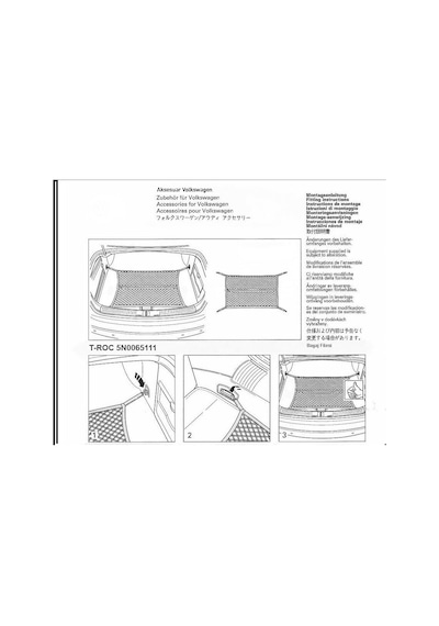 Vw Tıguan O.e.m No 5n0065111 Bagaj Düzenleyici File