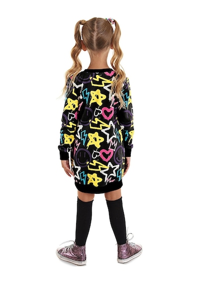Denokids Mshb&g Street Style Kız Çocuk Elbise Çok Renkli