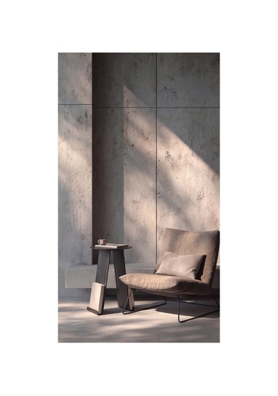 Folio Modern Metal Yan Sehpa Ve Dergilik, Yuvarlak Koltuk Kenarı Kitaplık Sehpa Gri - 945341616 Gri