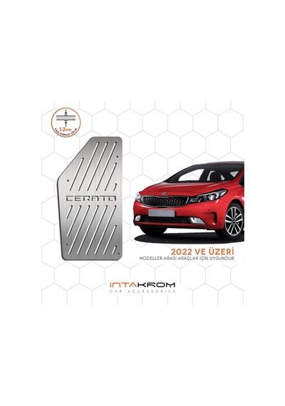 Kia Cerato Krom Ayak Dinlendirme Pedalı - 2022 Ve Üzeri