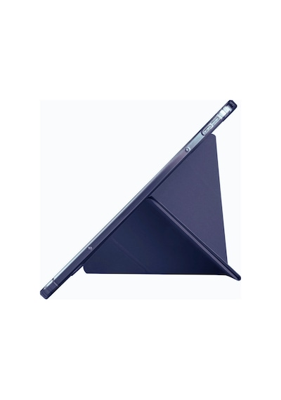Apple Uyumlu iPad, Pro 13 2024 Kalem Bölmeli Akıllı Uyku Modlu Trifolding A2925 / A2926 Tablet Kılıfı Kapaklı Kılıf