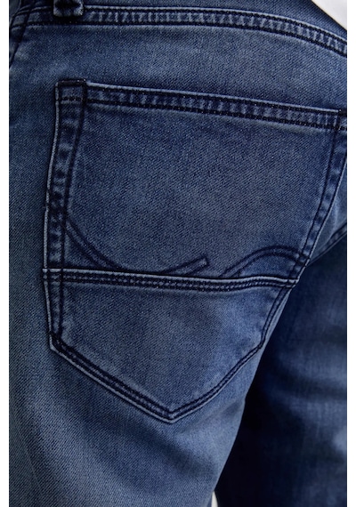 Jack & Jones Erkek Jjımıke 5 Cepli Jean Pantolon 12269601 Mavi Mavi