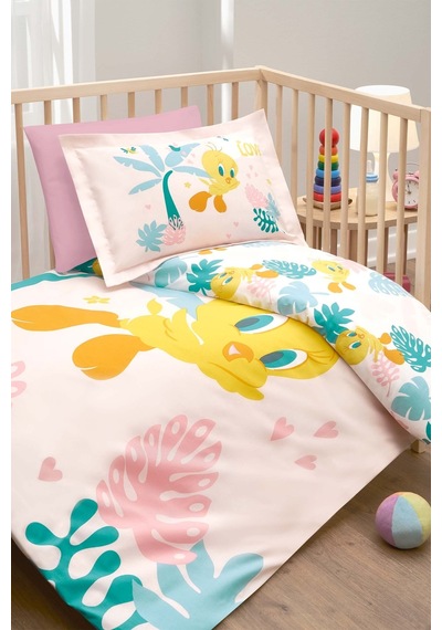 Özdilek Tweety Tropic Bebek Nevresim Takımı Pembe