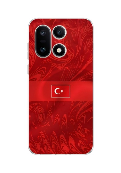 Oneplus 15 Uyumlu Türk Milli Takım Desenli Forma Baskılı Silikon Kılıf Renkli